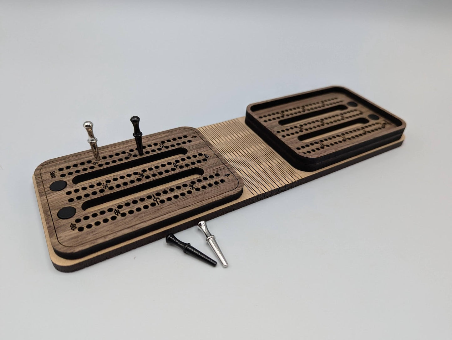 Wheat Themed Travel Cribbage Board