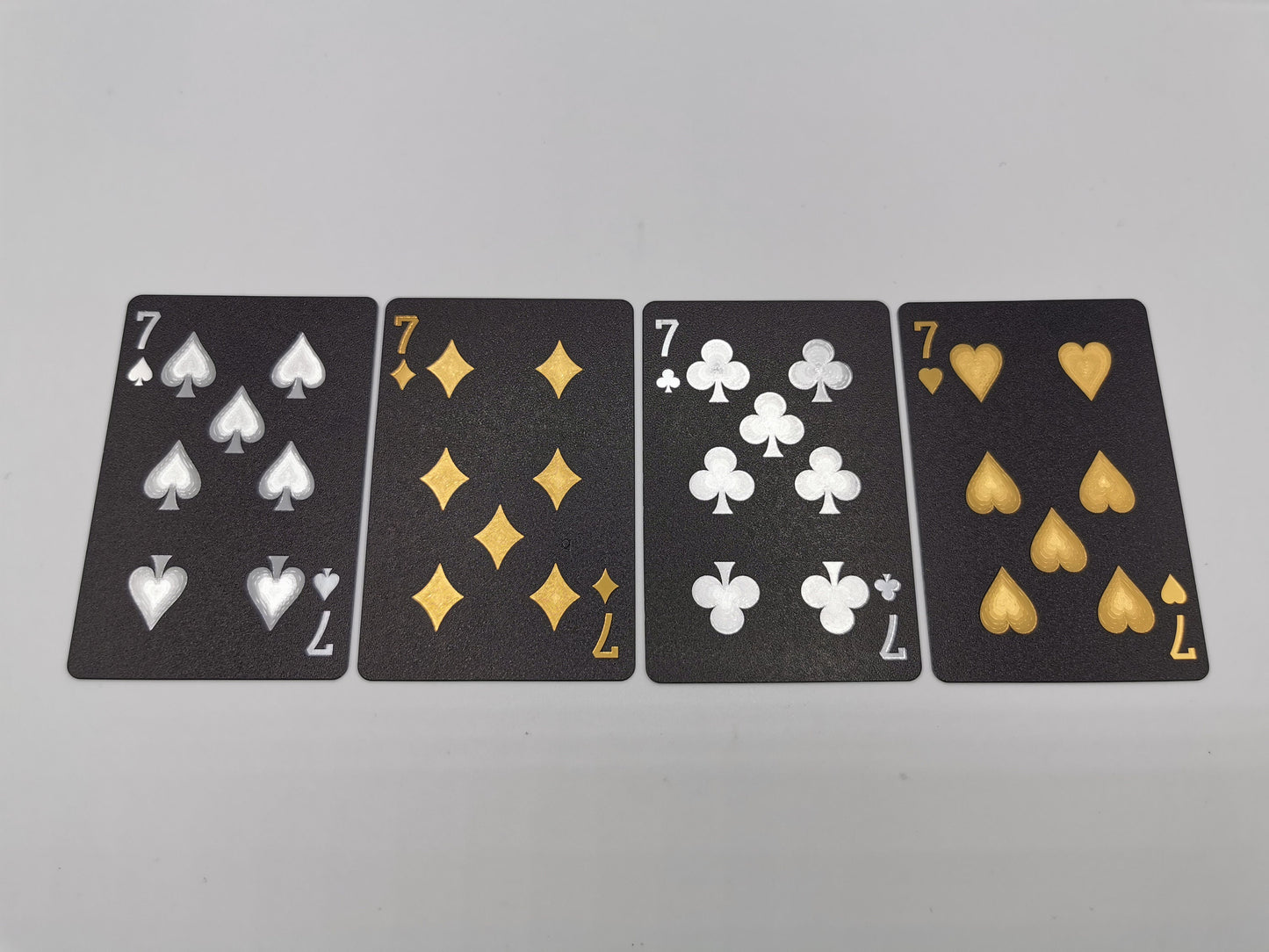 Luxury black Playing Cards - Waterproof Gold and Silver Embossed