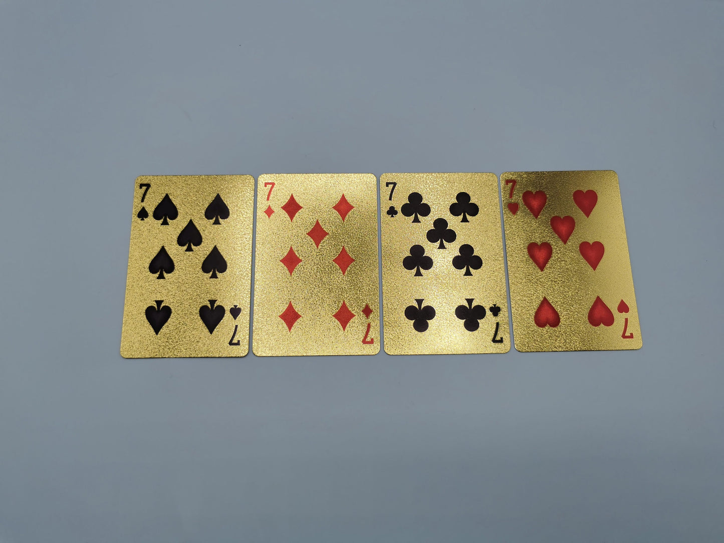Luxury gold playing cards - Embossed Waterproof Plastic Playing Card Deck