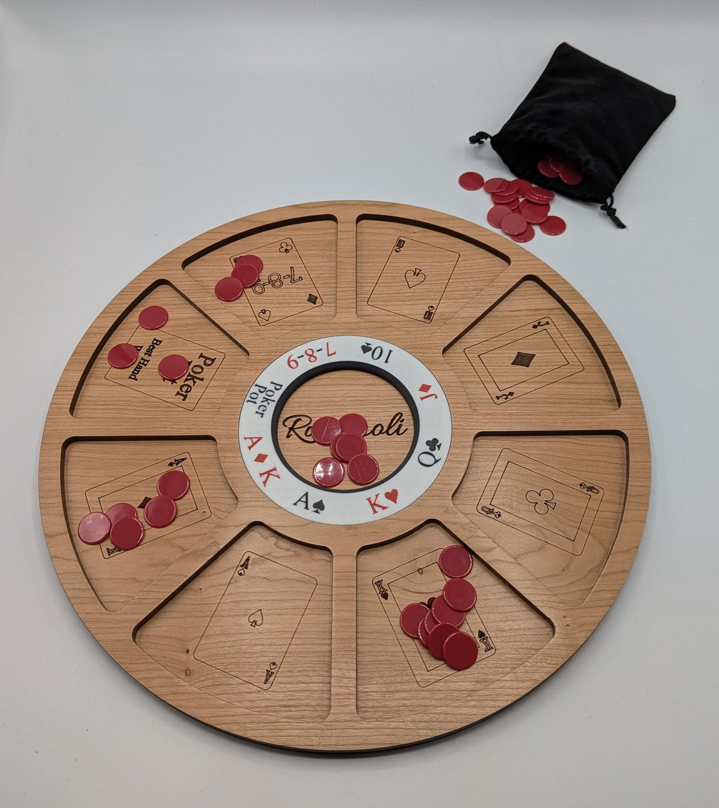 Unique Rummoli Board - Handcrafted Charm