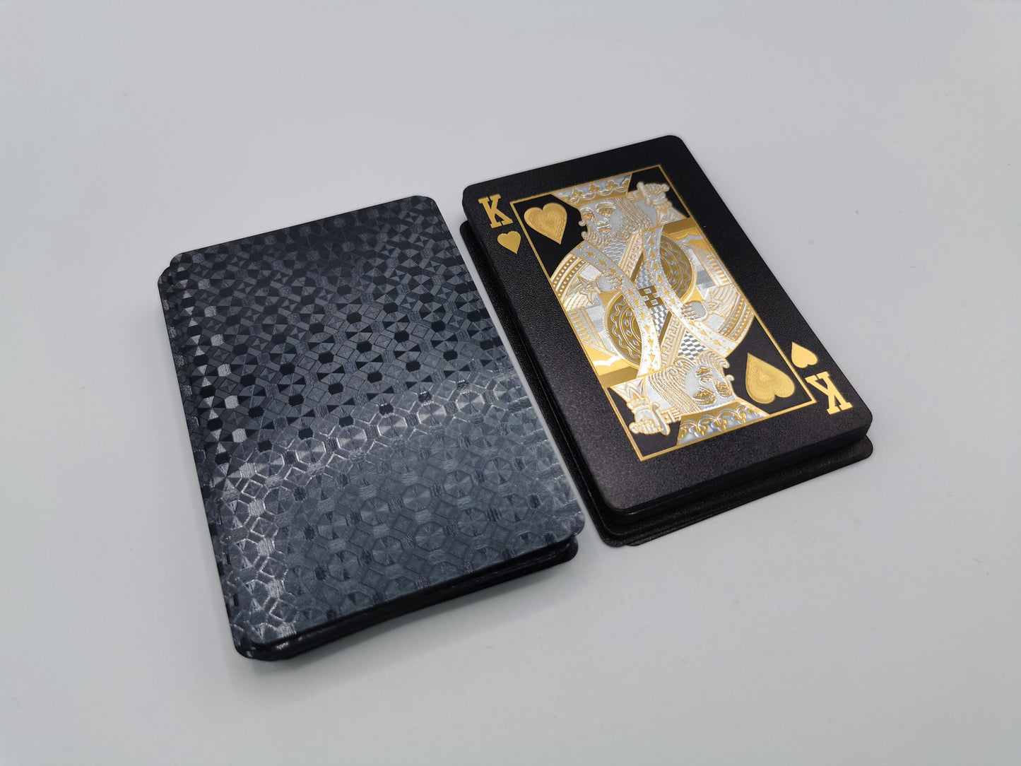 Luxury black Playing Cards - Waterproof Gold and Silver Embossed