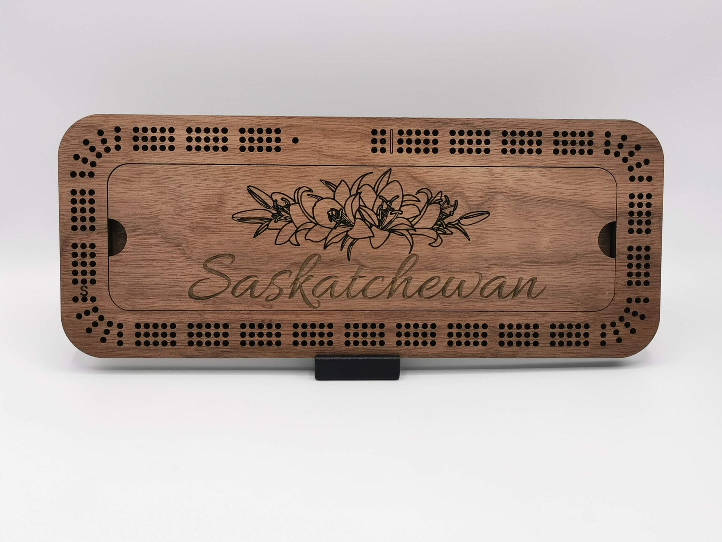 Saskatchewan Cribbage Board - 3 track