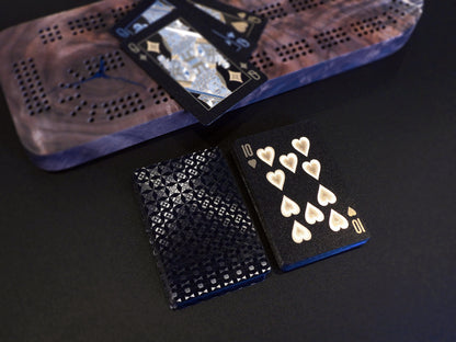 Luxury black Playing Cards - Waterproof Gold and Silver Embossed