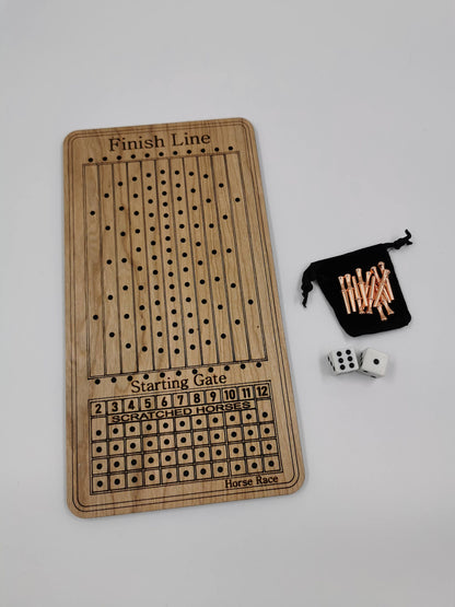 Travel Sized Dice Horse Race Board Game