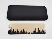 Wheat Engraved Cribbage Board — Three Track