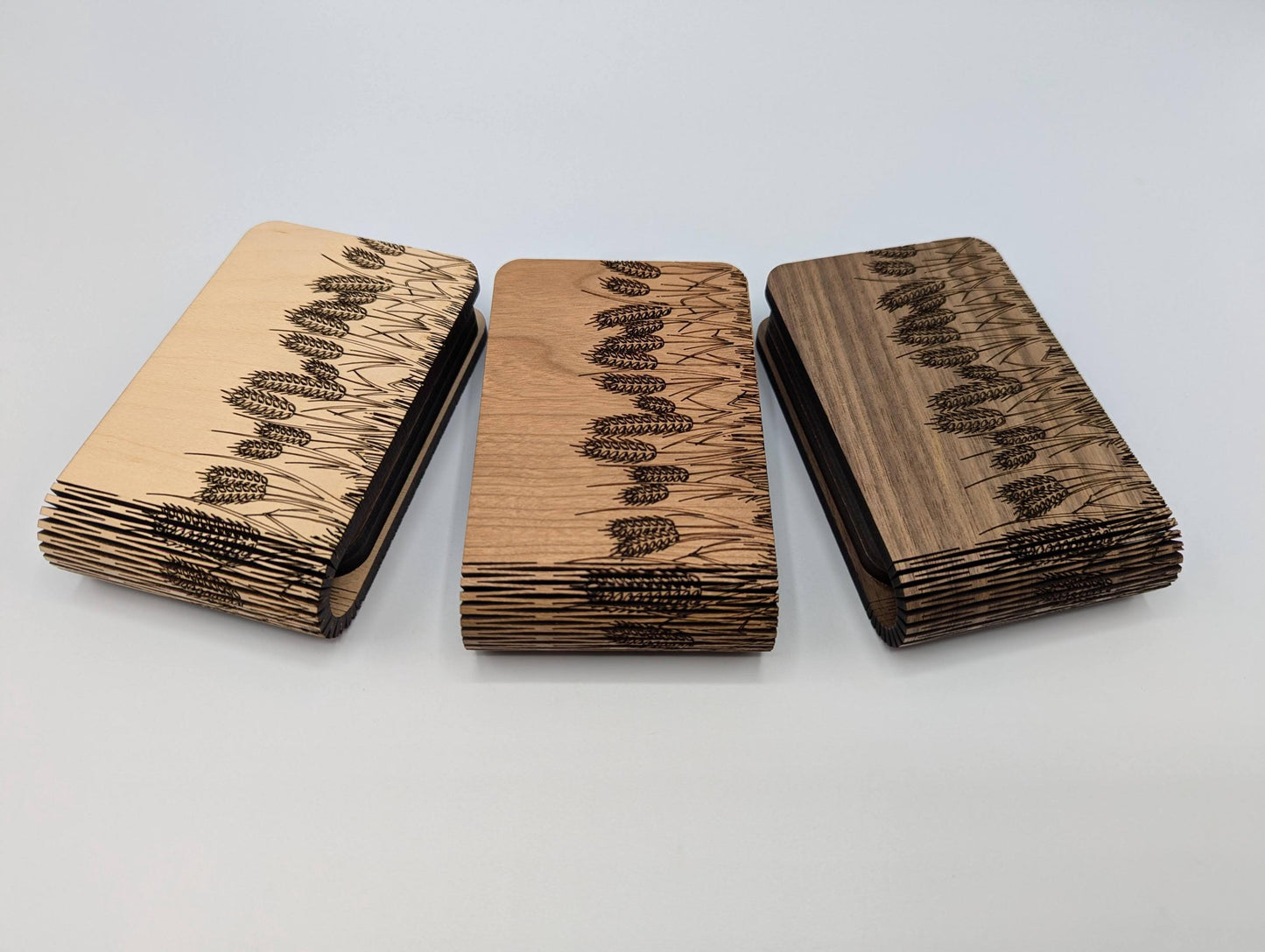 Wheat Themed Travel Cribbage Board