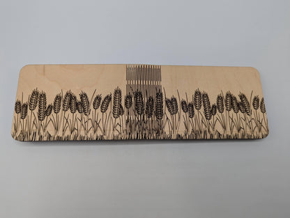 Wheat Themed Travel Cribbage Board