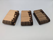 Mountain Folding Cribbage Board